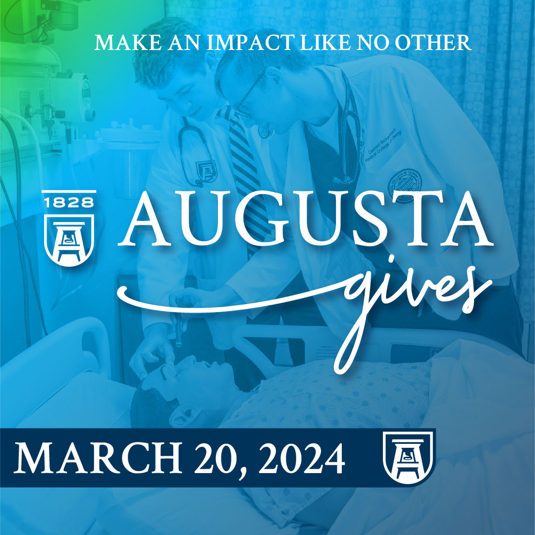 Change lives today during #AugustaGives through support for MCG’s programs to educate future health care professionals: loom.ly/cPLvZX4