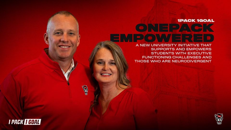 Please join Sara and I in supporting the OnePack Empowered program we started to help NC State students with neurodivergent needs! You can donate here ➡️ dayofgiving.ncsu.edu/donate #GoPack