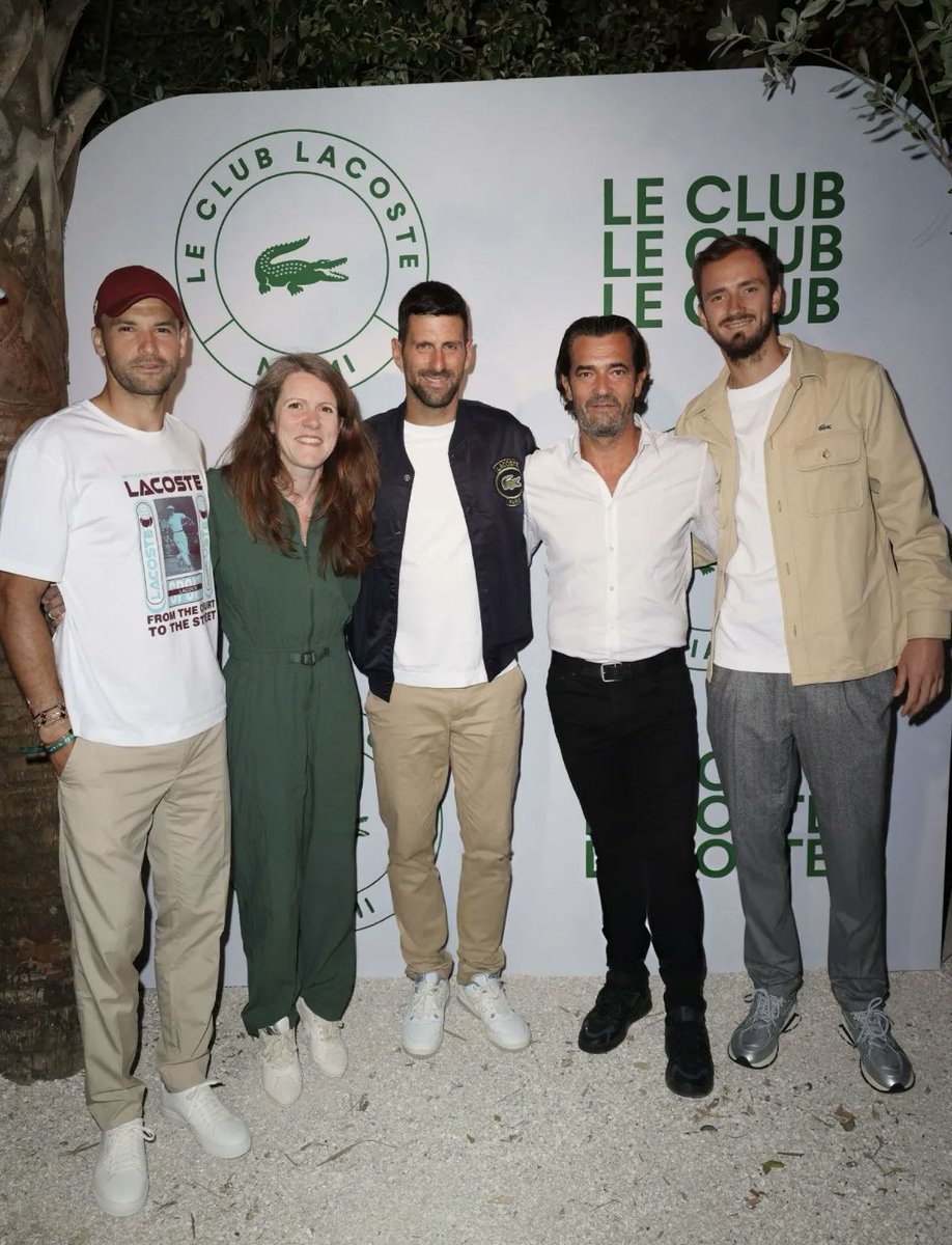 Fun night with @Lacoste! 🐊