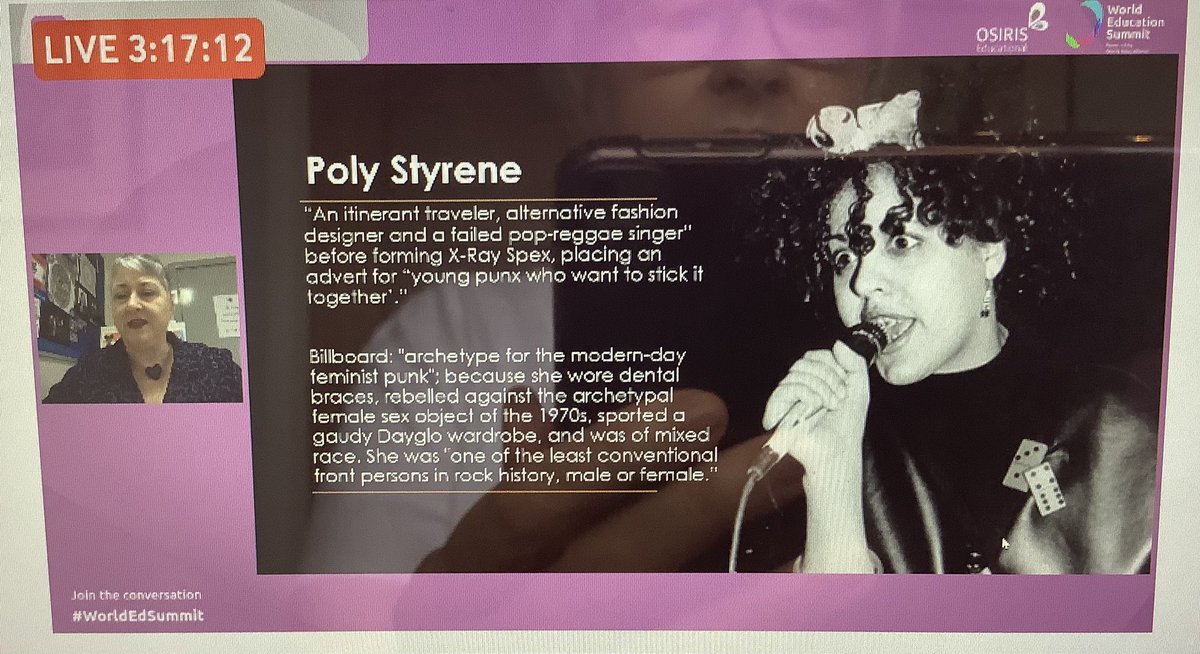 Do you want to lead schools differently? @keziah70 talks about Punk Leadership, those who work against Gendered Expectations. 🥳🥳
#WomenEd #WorldEdSummit #DisruptiveWomen
