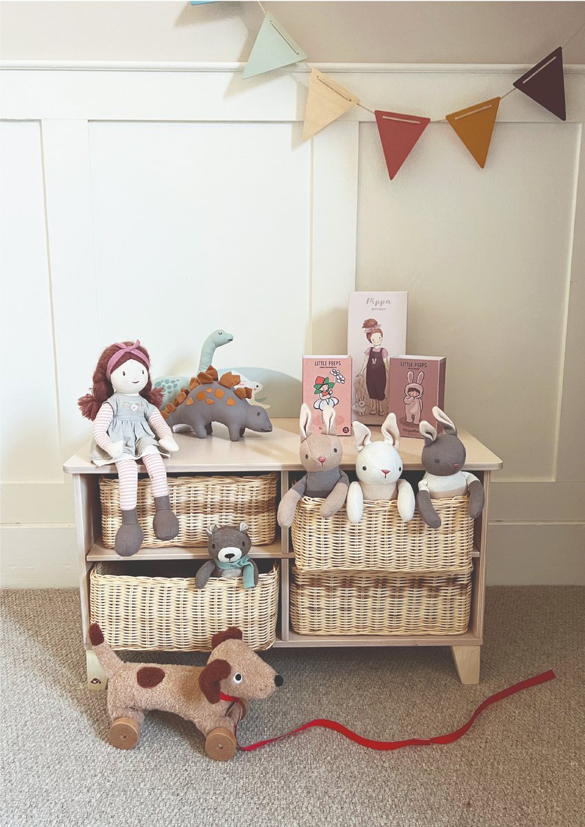 ThreadBear & Tender Leaf are a match made in Heaven!
Look how beautifully the ThreadBear soft toys sit on the Tender Leaf Bunny storage unit.
Enquire within to see how you can create this look instore or at home. 
#bunnies 
#storage 
#displaygreatness