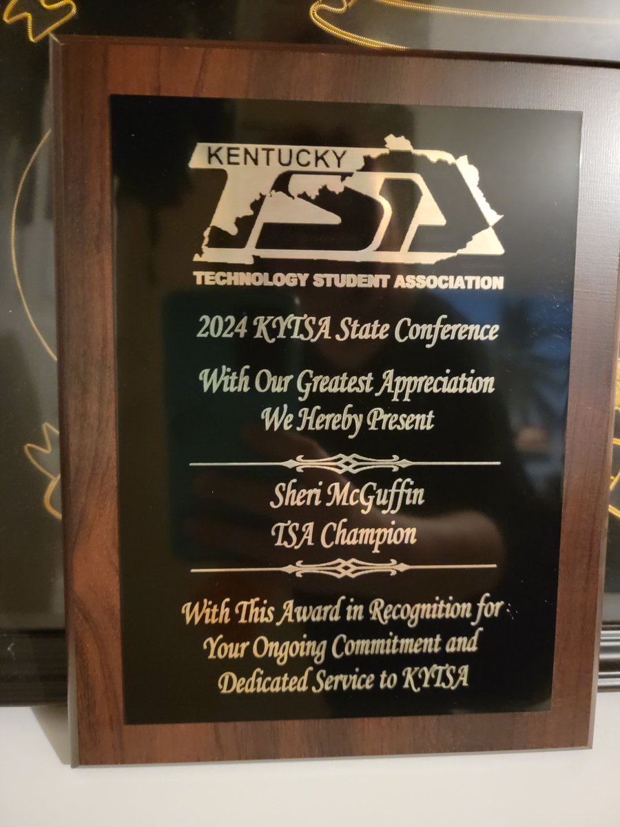 Completely surprised, humbled, and honored. Thanks, @Harrell_STEM , for the recognition. It's always a pleasure collaborating with you to provide the best STEM opportunities for KY students and teachers. @AdvanceKentucky @kstc_ky