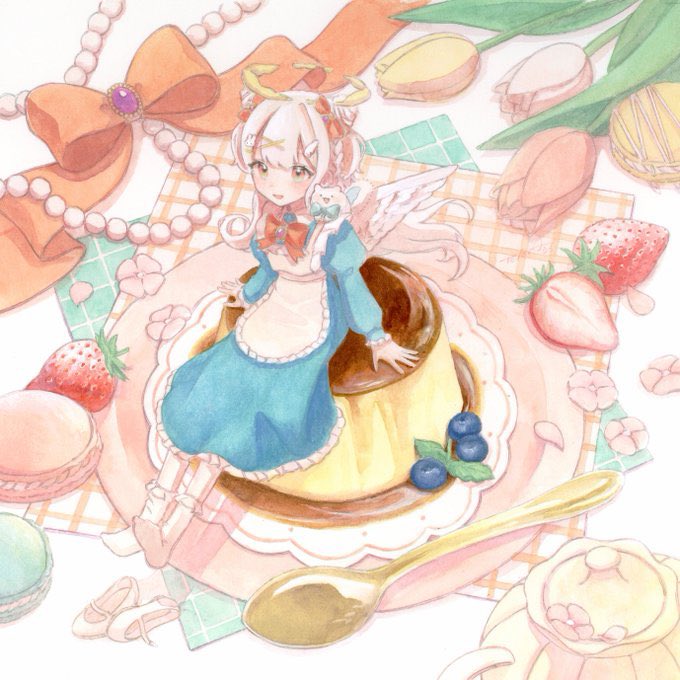 「looking at viewer macaron」 illustration images(Latest)