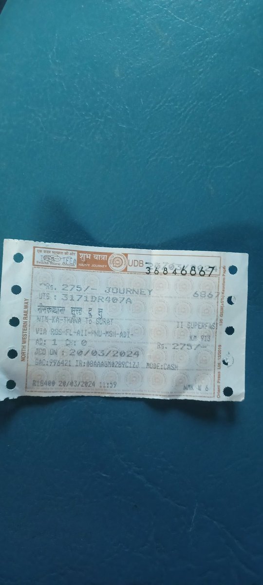 Rajesh Kumawat ЁЯЗоЁЯЗ│ (@rajeshk79373787) on Twitter photo #ashvini_vaishnav_railway_ministe
рд╕рд░ рдореЗрдВ 20/03/2024 рдХреЛ рдЧрд╛рдбрд╝реА рдирдореНрдмрд░ 22452 рдореЗрдВ NMK TO ST рдпрд╛рддреНрд░рд╛ рдХрд░ рд░рд╣рд╛ рдерд╛ рдореЗрд░рд╛ pnr no-2540070066 рд╣реИред рдореЗрд░реЗ рд╕рд╛рде рдПрдХ рдорд╣рд┐рд▓рд╛тАМ рдХрд╛тАМ рдЬрдирд░рд▓ рдЯрд┐рдХрдЯ рдерд╛ рддреЛ рдореЗрд░реЗ рд╕реЗ TC рдиреЗ рд░реБрдкрдпреЗ 1500 рд▓реЗрдХрд░ 1020 рдХрд╛тАМ рдЯрд┐рдХрдЯ рджрд┐рдпрд╛ рдореЗрдиреЗ рдХрд╣рд╛ рддреЛ рдмреЛрд▓рддрд╛ рд╣реИтАМ рдЬреЛтАМ рдХрд░рдирд╛ рд╡реЛтАМ рдХрд░тАМрд▓реЛ ред #ashvini_vaishnav_railway_ministe
рд╕рд░ рдореЗрдВ 20/03/2024 рдХреЛ рдЧрд╛рдбрд╝реА рдирдореНрдмрд░ 22452 рдореЗрдВ NMK TO ST рдпрд╛рддреНрд░рд╛ рдХрд░ рд░рд╣рд╛ рдерд╛ рдореЗрд░рд╛ pnr no-2540070066 рд╣реИред рдореЗрд░реЗ рд╕рд╛рде рдПрдХ рдорд╣рд┐рд▓рд╛тАМ рдХрд╛тАМ рдЬрдирд░рд▓ рдЯрд┐рдХрдЯ рдерд╛ рддреЛ рдореЗрд░реЗ рд╕реЗ TC рдиреЗ рд░реБрдкрдпреЗ 1500 рд▓реЗрдХрд░ 1020 рдХрд╛тАМ рдЯрд┐рдХрдЯ рджрд┐рдпрд╛ рдореЗрдиреЗ рдХрд╣рд╛ рддреЛ рдмреЛрд▓рддрд╛ рд╣реИтАМ рдЬреЛтАМ рдХрд░рдирд╛ рд╡реЛтАМ рдХрд░тАМрд▓реЛ ред