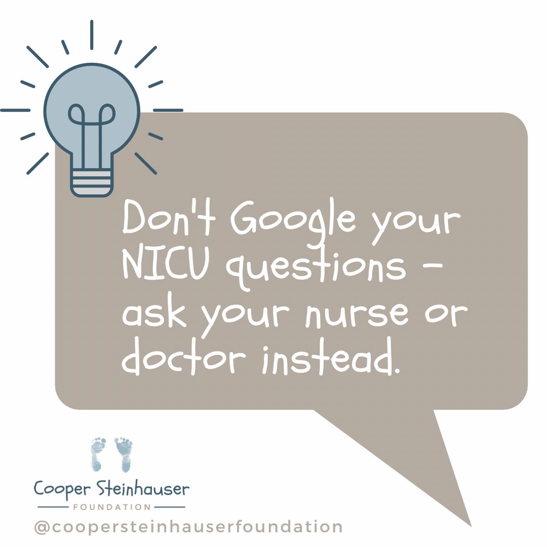 The temptation is real but Dr. Google won’t provide the answers you’re looking for and can make you worry more. Ask your care team to explain what is happening and next steps. #nicu #nicusupport #nicubaby #nicunurse #nicumom #nicudad #nicusocialworker