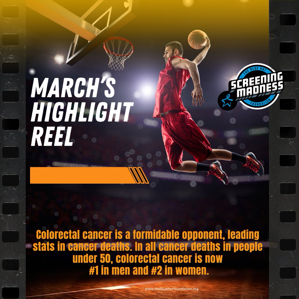 From buzzer-beaters in the Men's First Four to the women's tip-off, #MarchMadness is here! Let's use this excitement to highlight that #colorectalcancer screening starts at age 45. Every screening is a win against cancer! #ScreeningMadness #GetScreened @BigTenCRC @colon_survivor
