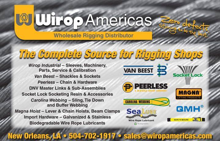 WiropAmericas's tweet image. Wirop Americas - The Complete Source for Rigging Shops! Proudly distributing for the following manufacturers: Van Beest, Socket Lock, Peerless, Magna, QMH, Carolina Webbing, Sea Lube and Safe &apos;N Secure - WiropAmericas.com @wiropamericas⁠ #WiropAmericas #Wirop #SocketLock