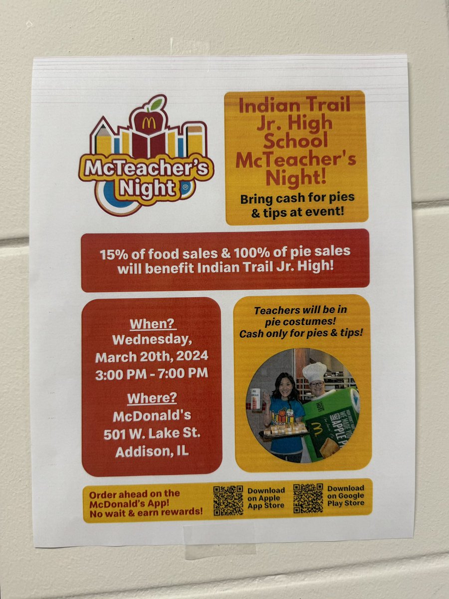 RybsITPE's tweet image. Let’s Go! #McTeacherNight