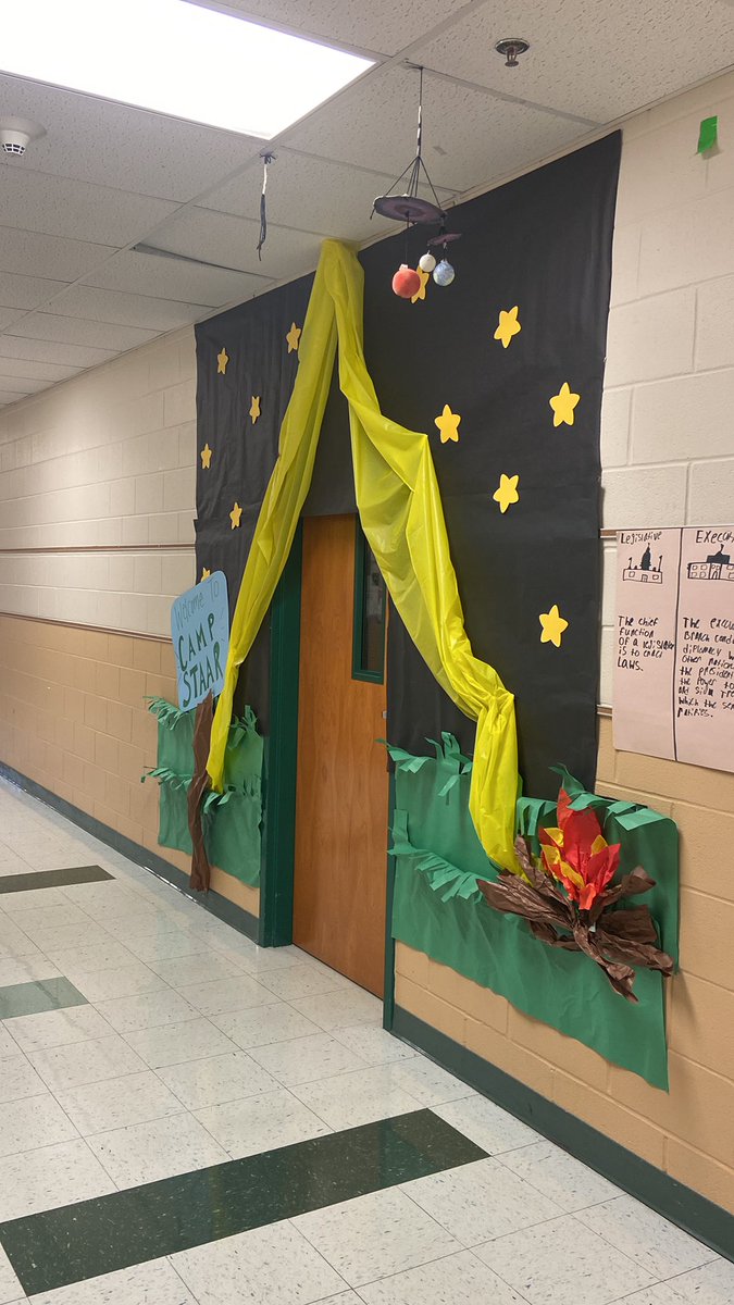 STAAR Reading Boot Camp has begun <a href="/NISDRhodes/">Rhodes Elementary</a> 🏕️🔥 

Shoutout to <a href="/_MsBenavidez/">Miss B</a> for making this beautiful display for her students to see everyday.