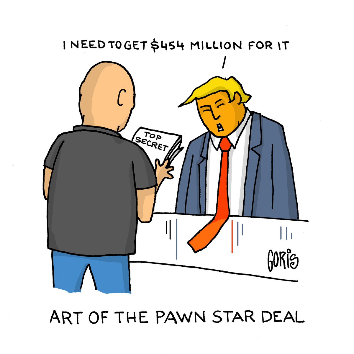 Can you spare #454Million #artofthedeal #Trump #stablegenius