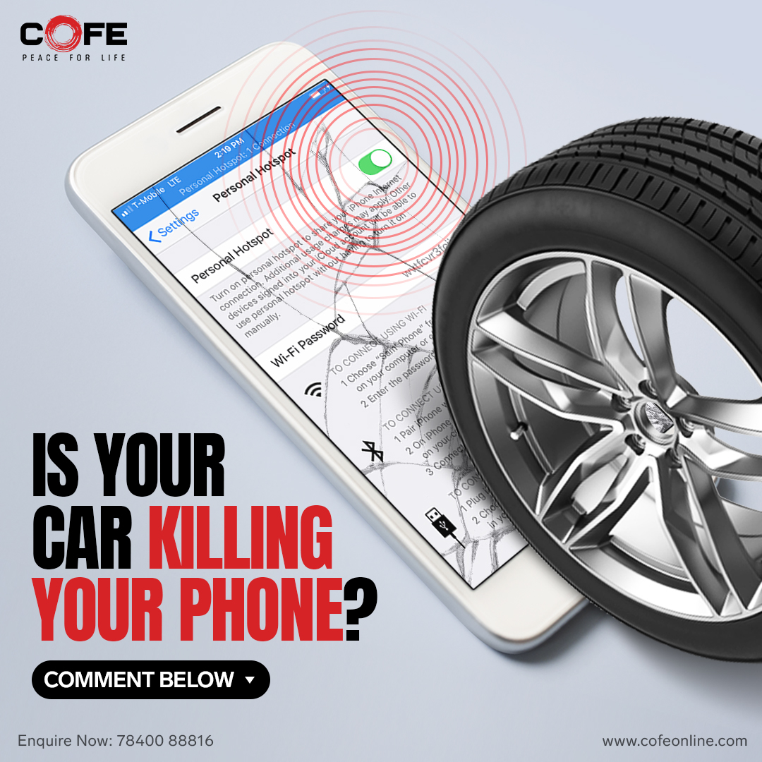 Yes, the mobile hotspot you use in your car is killing the battery life of your phone. Switch to COFE- a better source of Internet that will give you fast internet while you are on the road and sustain the battery life of your phone too.
#coferouter #mobilehotspot #internet