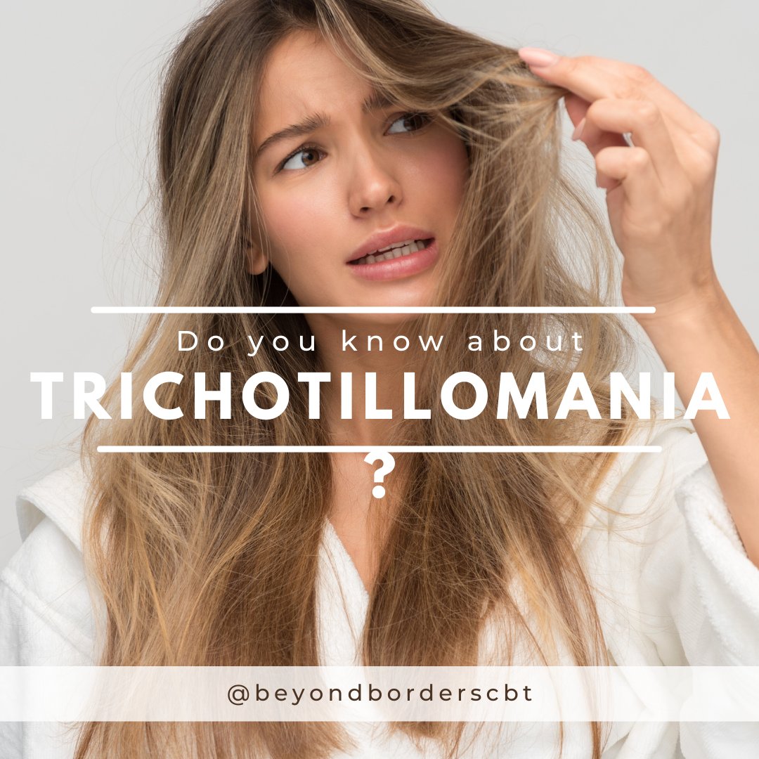 Trichotillomania, simply put, means that you have intense urges to pull your hair out (on anywhere on your body) and the it feels a though you have little control over your ability to stop. Because of this, there is an impact to your overall well-being.