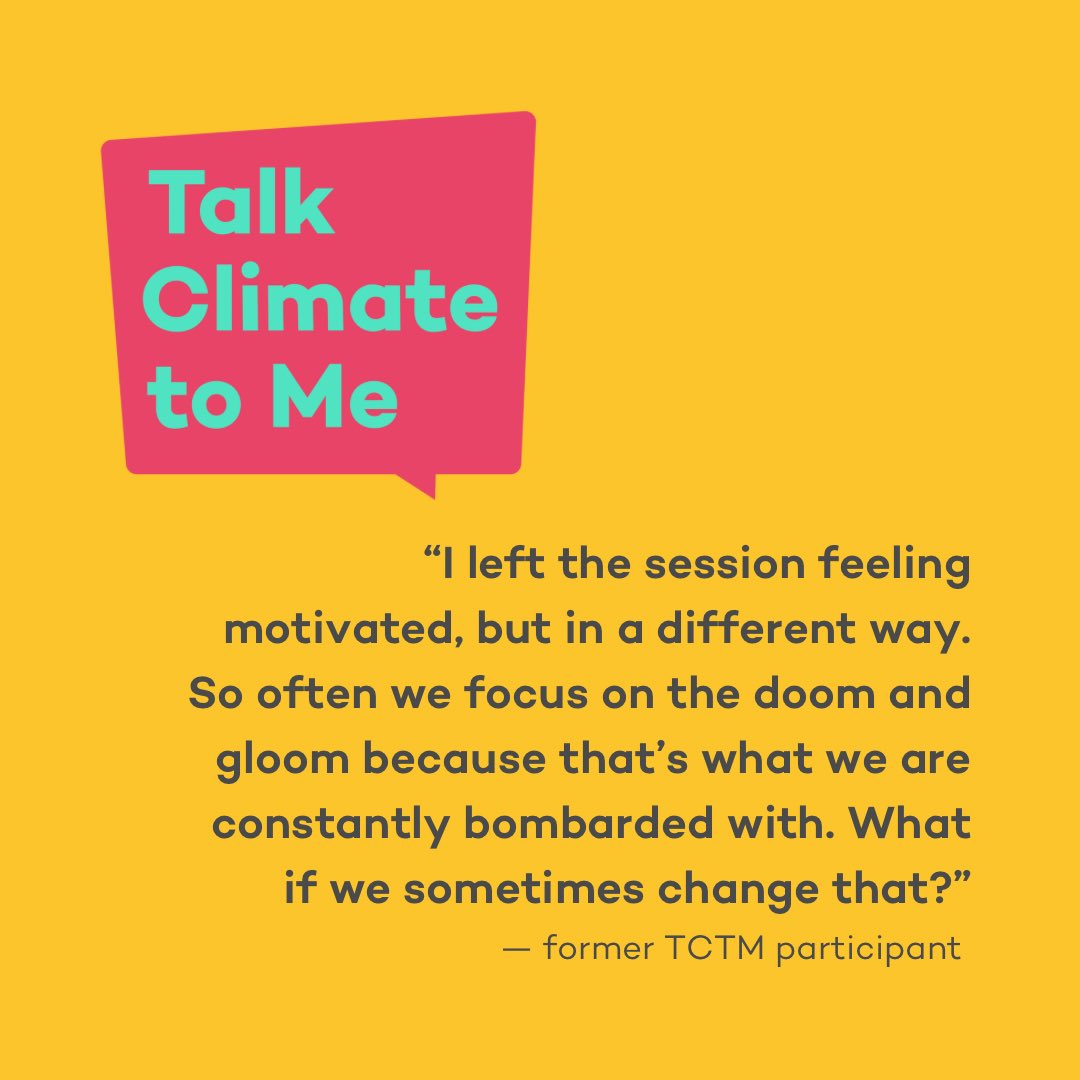 Are you feeling worn out by all the climate doom and gloom on the news? Join Talk Climate to Me (our climate education program for women and their allies) this spring! 👍🏻🌎 Packed with the most engaging climate knowledge, delivered by the most inspiring women. 😀