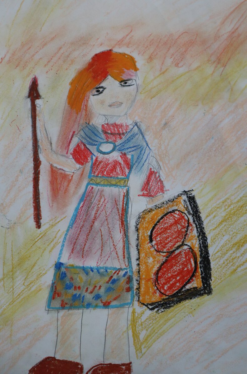 For History, Rowan class have been looking at Roman Britain and the Warrior Queen Boudica. See the gallery: bit.ly/3THnZpU