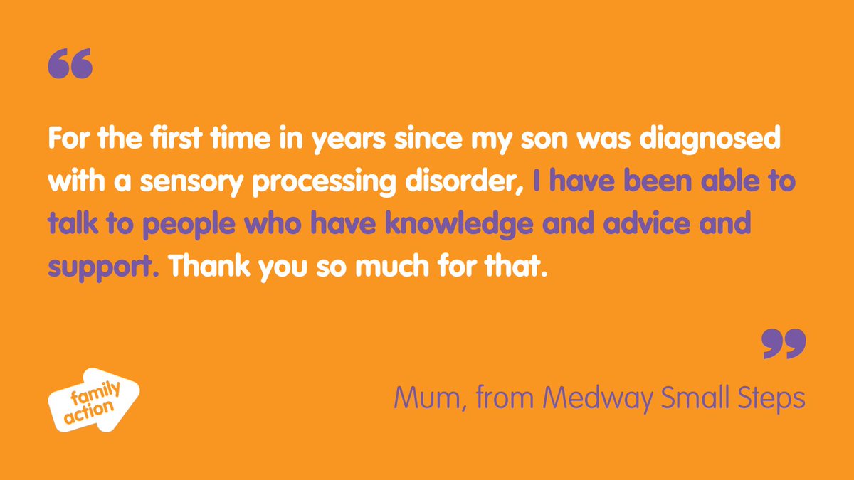 'Finding support for my son's sensory processing disorder has been life-changing.' Grateful for the community at #Medway Small Steps! 💙 Learn more about how we support #SEND families: bit.ly/43qAwBd #NeurodiversityCelebrationWeek