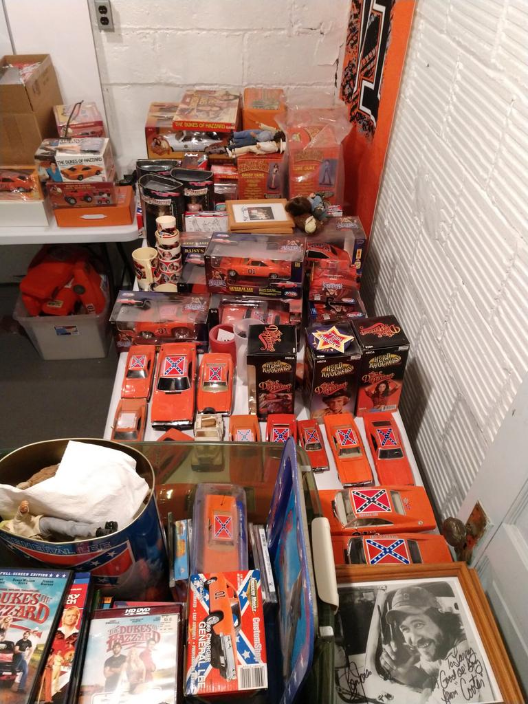 Random shot from the collection about six years ago. I guess I was taking inventory or something. Everything is moved now. #DukesofHazzard