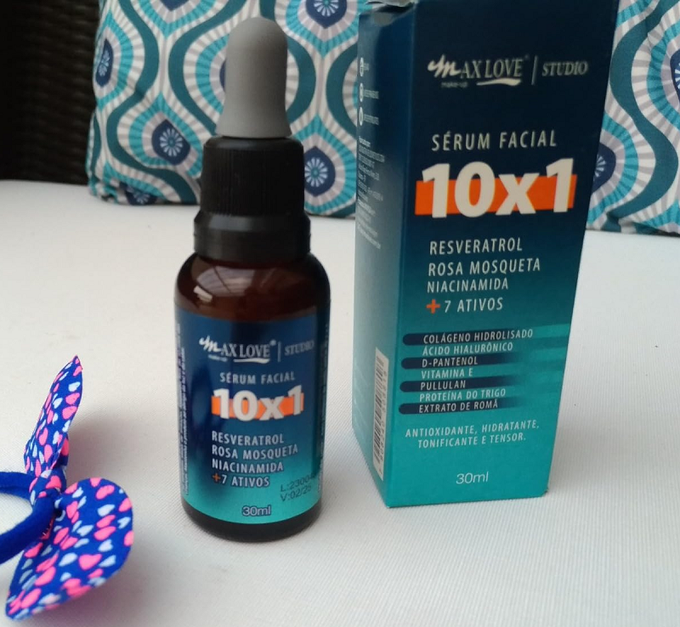 Sérum 10×1 Rosa Mosqueta Resveratrol Niacinamida +7 Ativos Max Love