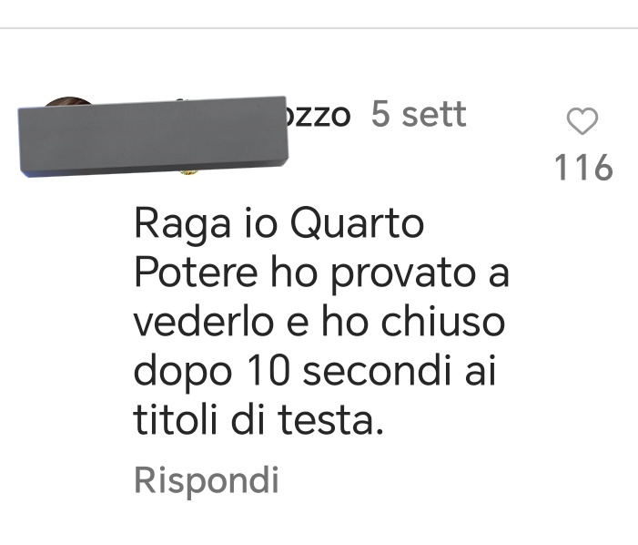 Useppe00's tweet photo. Ho appena visto il video di una comica su Instagram che faceva la parodia del cinefilo spocchioso. Per dare un'idea di spocchiosa ricercatezza ha citato Miyazaki, Lanthimos, Lynch e "Quarto potere". Centinaia di commenti entusiasti. In pratica la minima cultura ormai è spocchia. https://t.co/02MPcNqHil