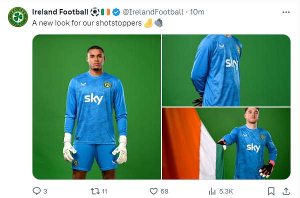 Love the new goalkeeper kit!!