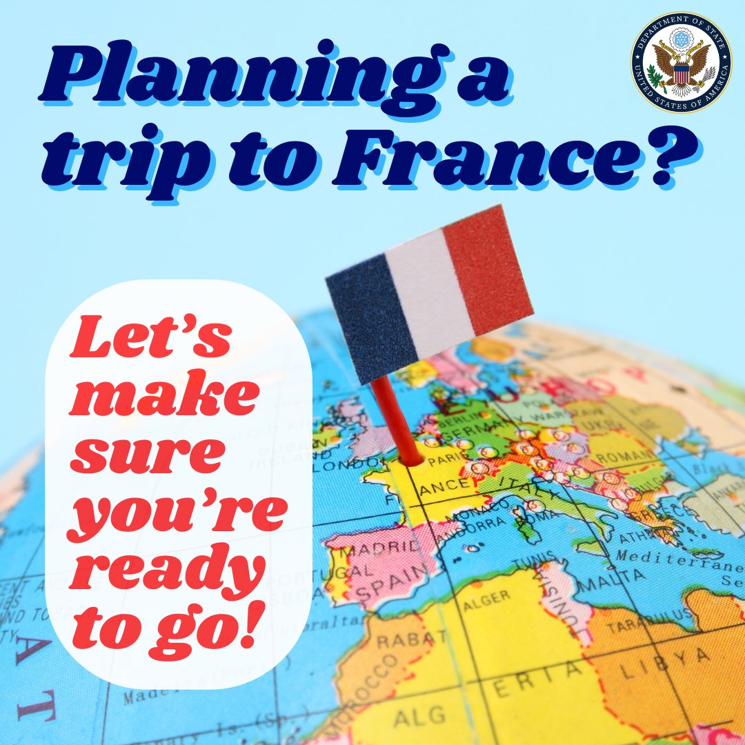 If you or someone you know is planning a trip to France this summer for the D-Day 80th anniversary events, or to support @TeamUSA at the Paris 2024 Summer Olympics or Paralympics, be sure to visit @USEmbassyFrance’s events webpage to find everything you need to know as you plan…