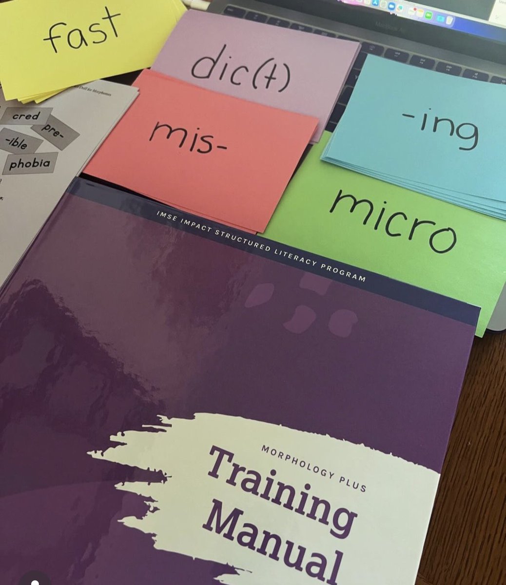Such an exciting week! I am very fortunate and grateful to be expanding my teacher toolbox by participating in <a href="/IMSEOG/">Institute for Multi-Sensory Education</a> #MorphologyPlus #Morphology+ virtual training!
