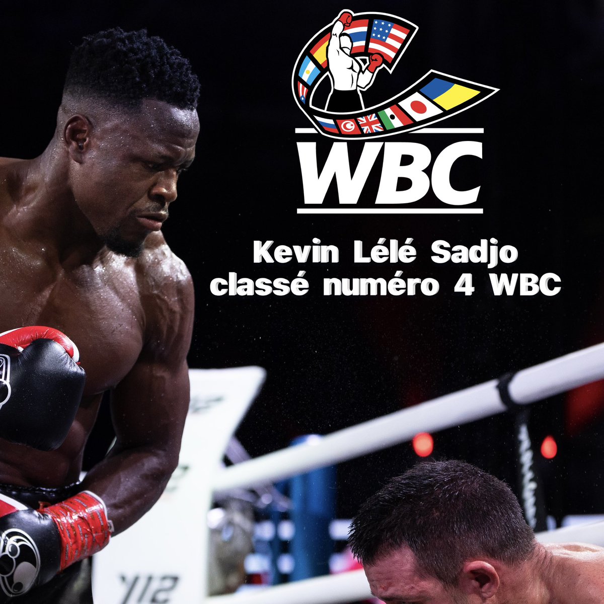 Kevin "The Punisher" Lélé Sadjo progresse à la 4ème place du nouveau classement WBC

#boxe #boxing #WBC