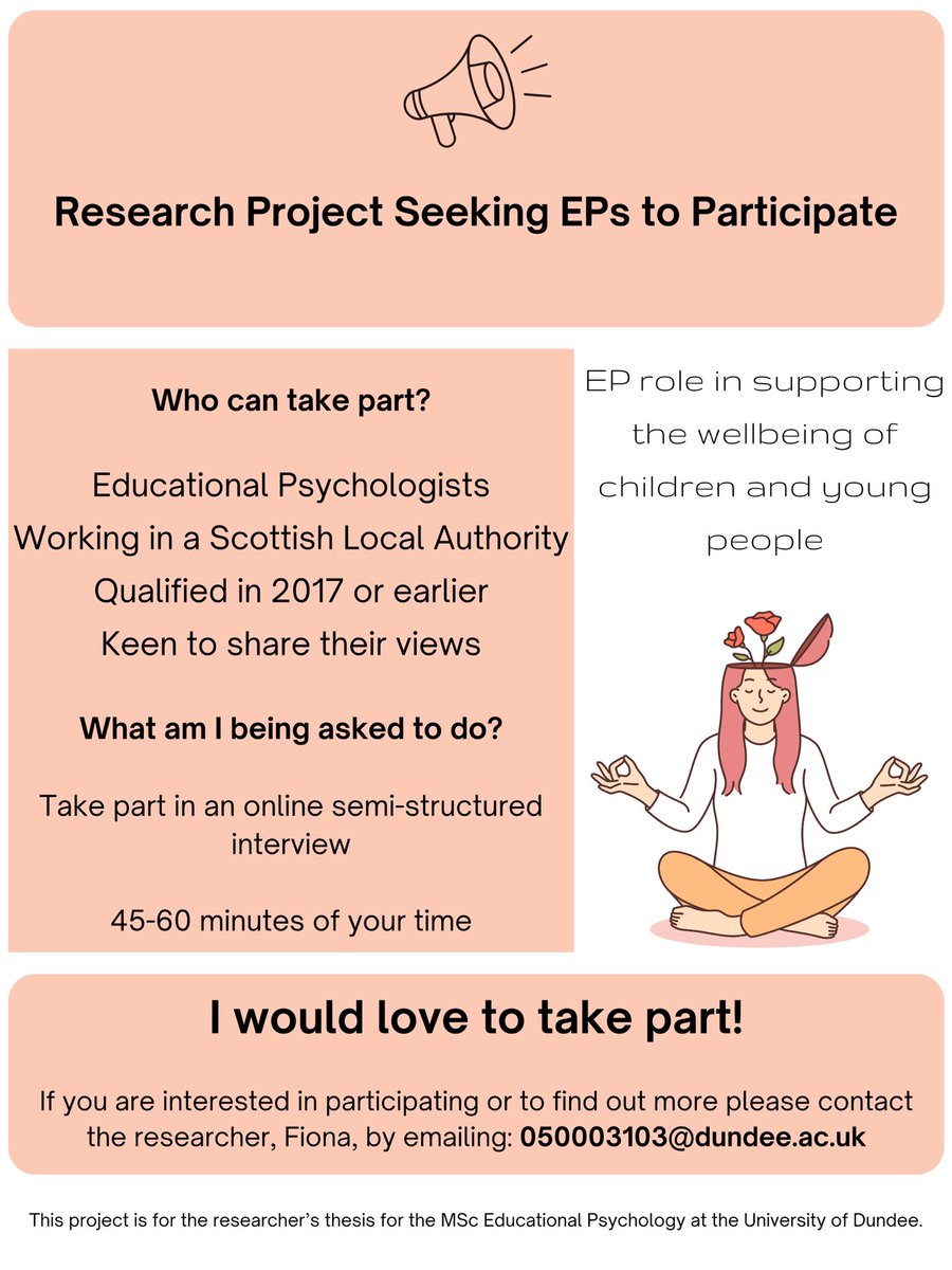 My research thesis has been approved and I am now beginning the recruitment phase. I would really appreciate shares to support recruitment 🙏
#twittereps