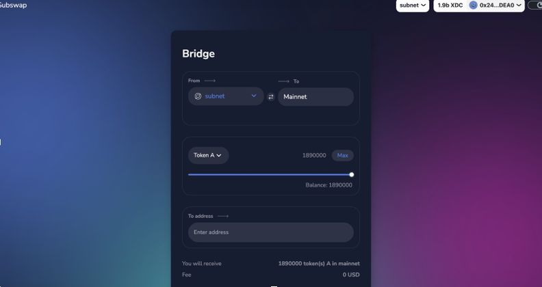 AnilChinchawale's tweet photo. 🚀 Exciting News: Meet Subswap! Seamlessly swap assets across chains with #XDC Zero, shaping the future of decentralized finance. Explore now: https://t.co/dPlzxk8c08 #Subswap #XDCZero #DeFi #Blockchain #XDCNetwork  🌐🔄🔗 https://t.co/4avqya63bL