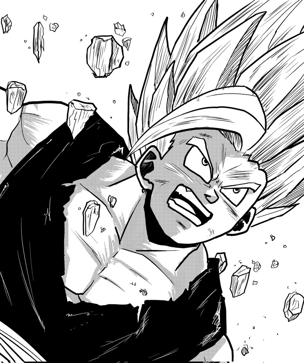 Gohan modo bestia!
Gozan siempre ha sido mi personaje favorito de dragón ball y como dicen en el último manga que dibujo toriyama el es una especie de prodigio entre los saiyajin #drawing #manga #dragonball #gohan #akiratoriyama #goku