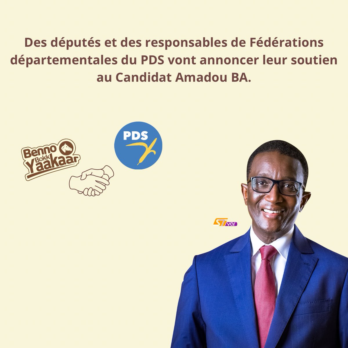 Des Députés PDS en conférence de presse pour rejoindre Amadou BA ✅

Ensemble pour un Sénégal apaisé, réconcilié et prospère avec Amadou BA, le choix cohérent 🫵🏿🇸🇳

#Senegal #SunuElection2024 #ABMoyNiveauBi #AmadouBa #PDS #BBY #SenegalVote #EnsemblePourDemain