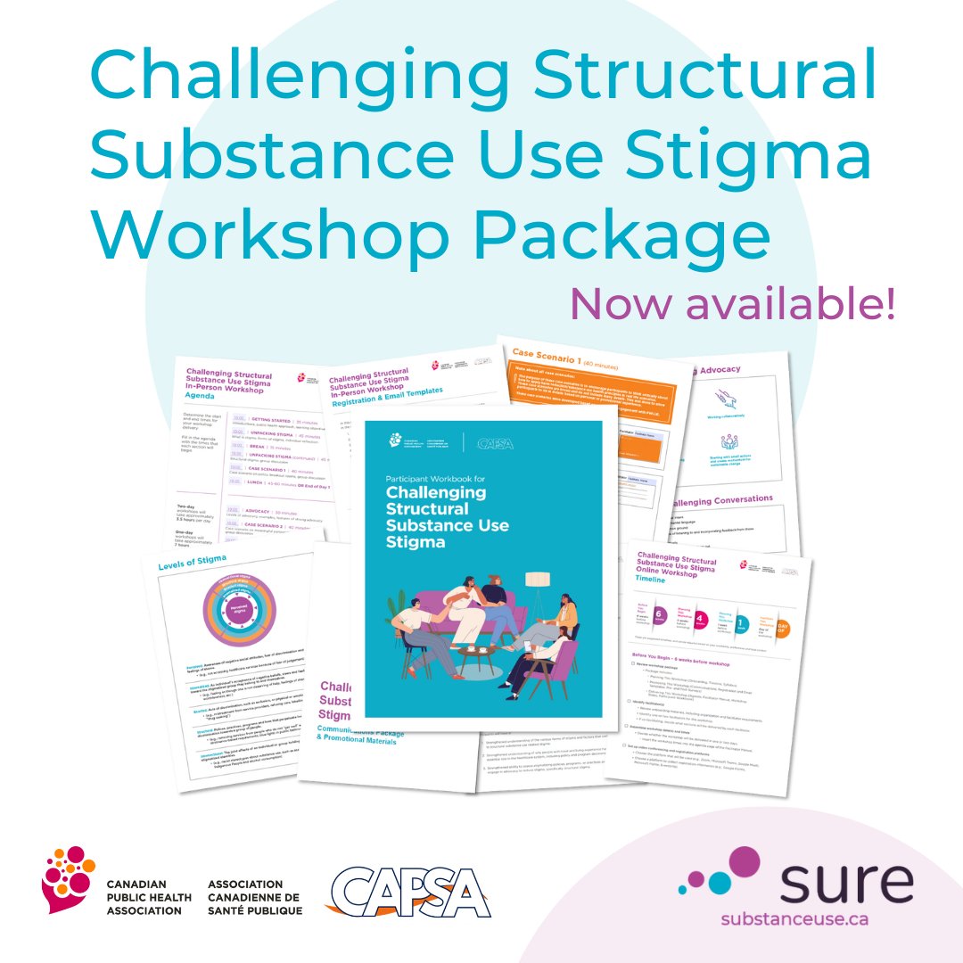 Exciting news! Introducing our latest collaboration with @CAPSACanada : a structural stigma workshop package for health and social service providers in the substance use health field. 🌟🔍 Explore and deliver the workshop yourself! 🌱🤝ow.ly/uLlY50QVBt3