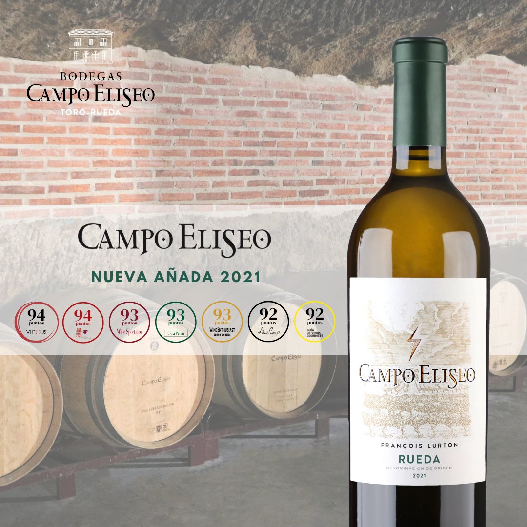 ¡La #primavera llega a #CampoElíseo y trae consigo emocionantes novedades que te harán disfrutar!😍
Ya está disponible en nuestra web la nueva añada de 𝑪𝒂𝒎𝒑𝒐 𝑬𝒍í𝒔𝒆𝒐 𝑮𝒓𝒂𝒏 𝑽𝒊𝒏𝒐 𝒅𝒆 𝑹𝒖𝒆𝒅𝒂 2021 🥂 
🔗campoeliseo.es/producto/campo…
<a href="/FrancoisLurton/">François Lurton</a>