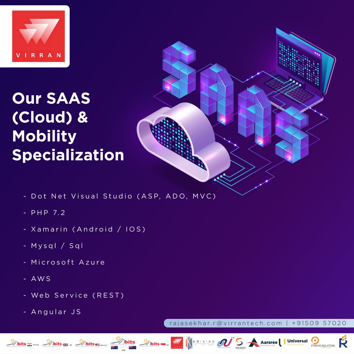 Our saas (cloud) & Mobility Specialization #ssgroup #ssgroupofcompanies #saas #cloud #mobility #specialization #azure #aws #angular #webseries #xamarin #sql #php #microsoft #microsoftazure