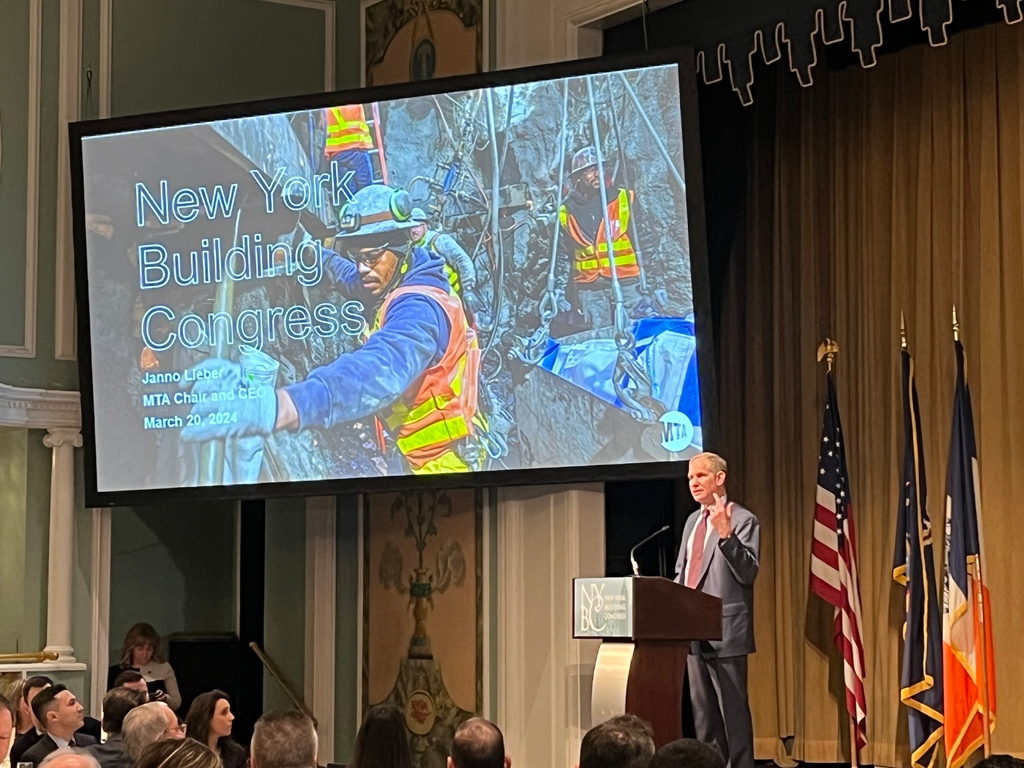 MTA Chair/CEO Janno Lieber walked our members through the 20-year needs assessment and the future of transit in NY. Our panel of Richard Davey/NYCT, Rob Free/LIRR & Catherine Rinaldi/MNRR chatted w/ our Chair Gregory A. Kelly of STV about service upgrades & goals. Thanks to all!