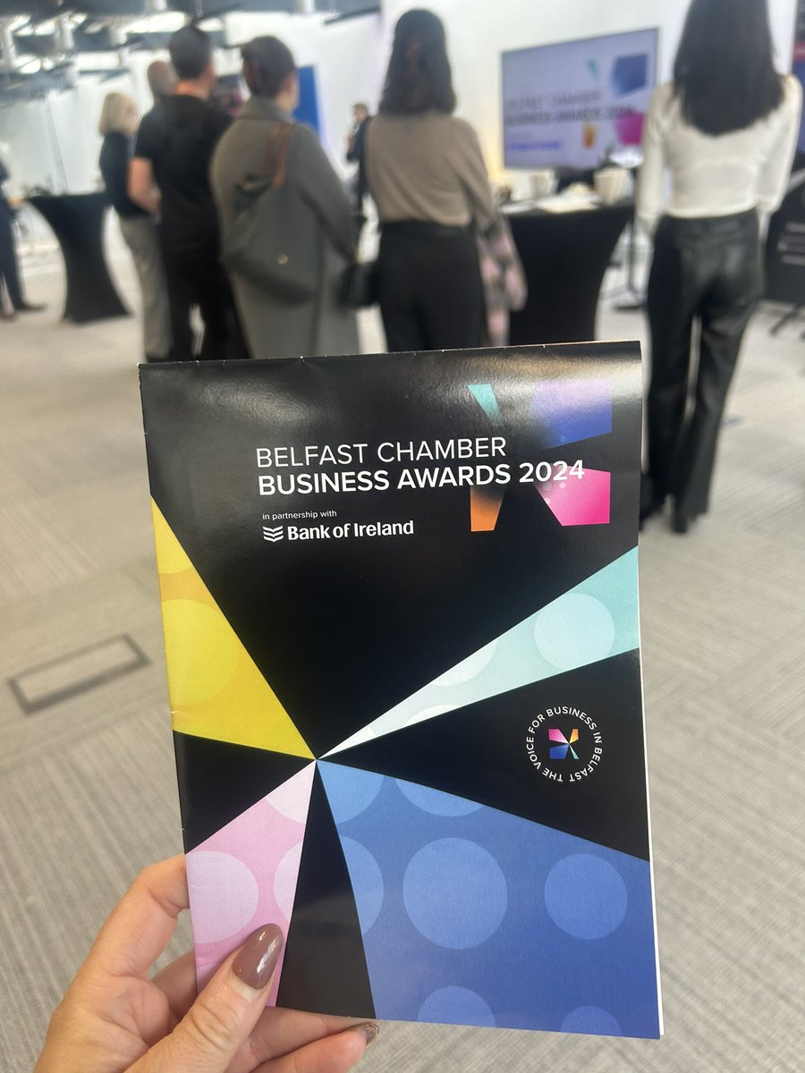 Great to attend @BelfastChamber awards launch this morning in the stunning #customhousesquare! 21 categories to enter - check out belfastchamber.com for more information.