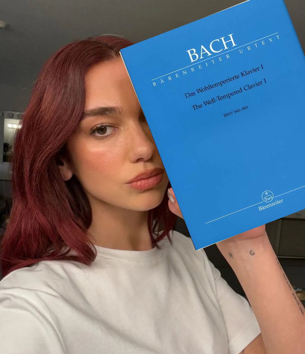 Dua Lipa sabe que urtext Barenreiter es lo mejor 😍