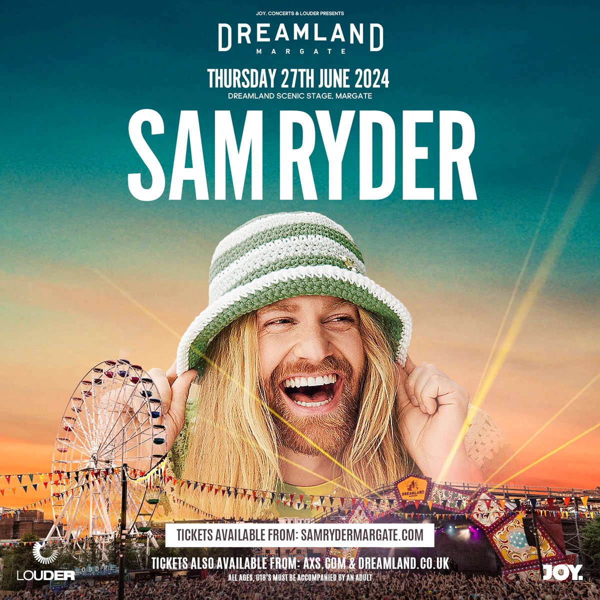 See ya at @DreamlandMarg this summer! ☀️ Grab tickets here 👉 samrydermargate.com