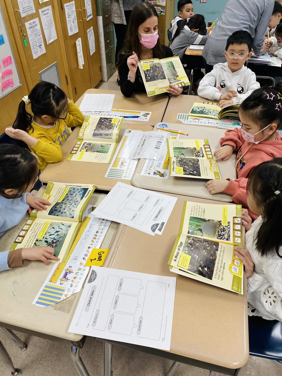 This week, teachers engaged in intervisitations to observe best practices in literacy centers 🤓 @ps120dragons 📚 @NYCSchoolsD25