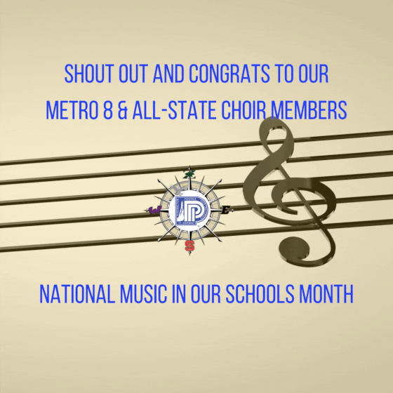 It's National Music in Our Schools Month. S/O & Congrats to the 11 #FZSD musicians named to the All-State Choir and to all of the FZ musicians named to the Metro 8 All-District Choir. Learn more: go.fzsd.us/Arts