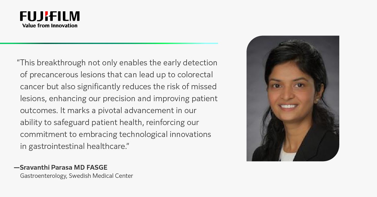 We were granted 510(k) clearance for CAD EYE, our novel #AI detection system for #endoscopic imaging. Learn more here: brnw.ch/21wI2ZR #FujifilmHealthcare