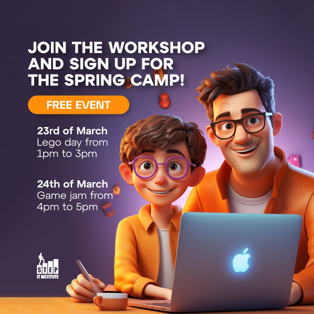 stepitinstitute's tweet photo. Don't miss out on our exclusive demo workshops! 🌟 From building and coding with Legos to creating immersive experiences with Unity and Oculus, there's something for every young innovator! Sign up now and let the learning begin! 🚀 https://t.co/clhoLH2cgp