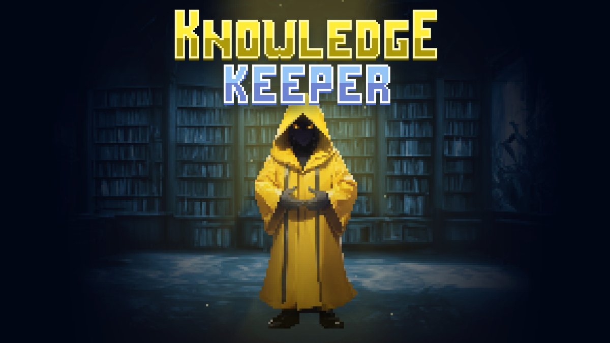 'Knowledge Keeper'📚 by <a href="/mr_usanik/">Usachev Nikolai</a> coming to PS5, PS4, Xbox Series X|S, Xbox One, Switch, MS Store on Apr 3'rd! Just 4.99💵 In this game, you will become a keeper of knowledge, collecting shards of divine crystals. Look for the right way to crystals and avoid dangerous obstacles.