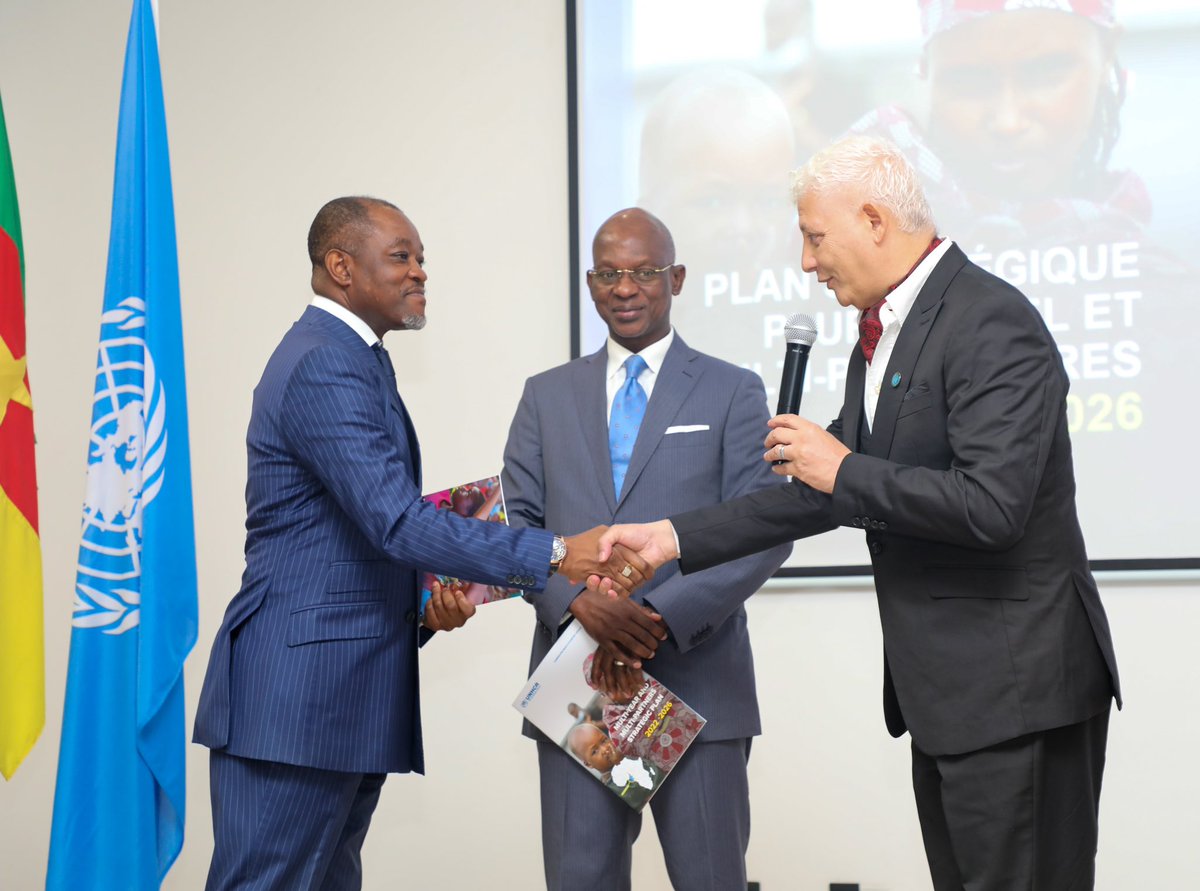 UN_Cameroon (@un_cameroon) on Twitter photo Successful presentation this morning, of the ‘Multi-Year & Multi-Partner Strategic Plan’ of <a href="/RefugeesCmr/">UNHCR Cameroon</a>; a tool for adapting to the changes observed in the opérations in recent years. The ceremony was presided over by the SG #MINREX H.E. CHINMOUN OUMAR & RC a.i. <a href="/Siaka_coul/">Siaka Coulibaly</a>. Successful presentation this morning, of the ‘Multi-Year & Multi-Partner Strategic Plan’ of <a href="/RefugeesCmr/">UNHCR Cameroon</a>; a tool for adapting to the changes observed in the opérations in recent years. The ceremony was presided over by the SG #MINREX H.E. CHINMOUN OUMAR & RC a.i. <a href="/Siaka_coul/">Siaka Coulibaly</a>.