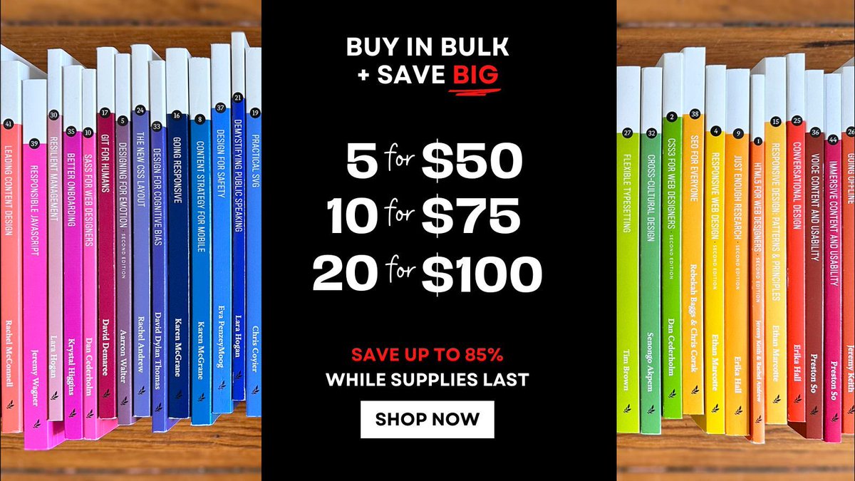 If you haven’t heard… we’re clearing out ALL remaining paperback stock — and YOU get to save big!! Visit the sale section on our website to get $5 books when you buy 20! 🤩 bit.ly/3Vo3OOQ