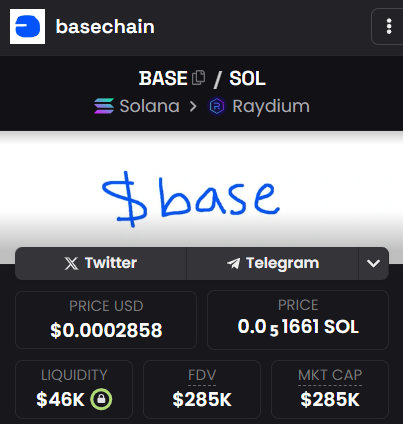 $BASE on Solana making more volume than the entire basechain is the most hilarious scenario and i'm in for it 

2hGZMqr1yCWiD7qLJyvZABbmdSfmnT4w7G2S4aWhktuf