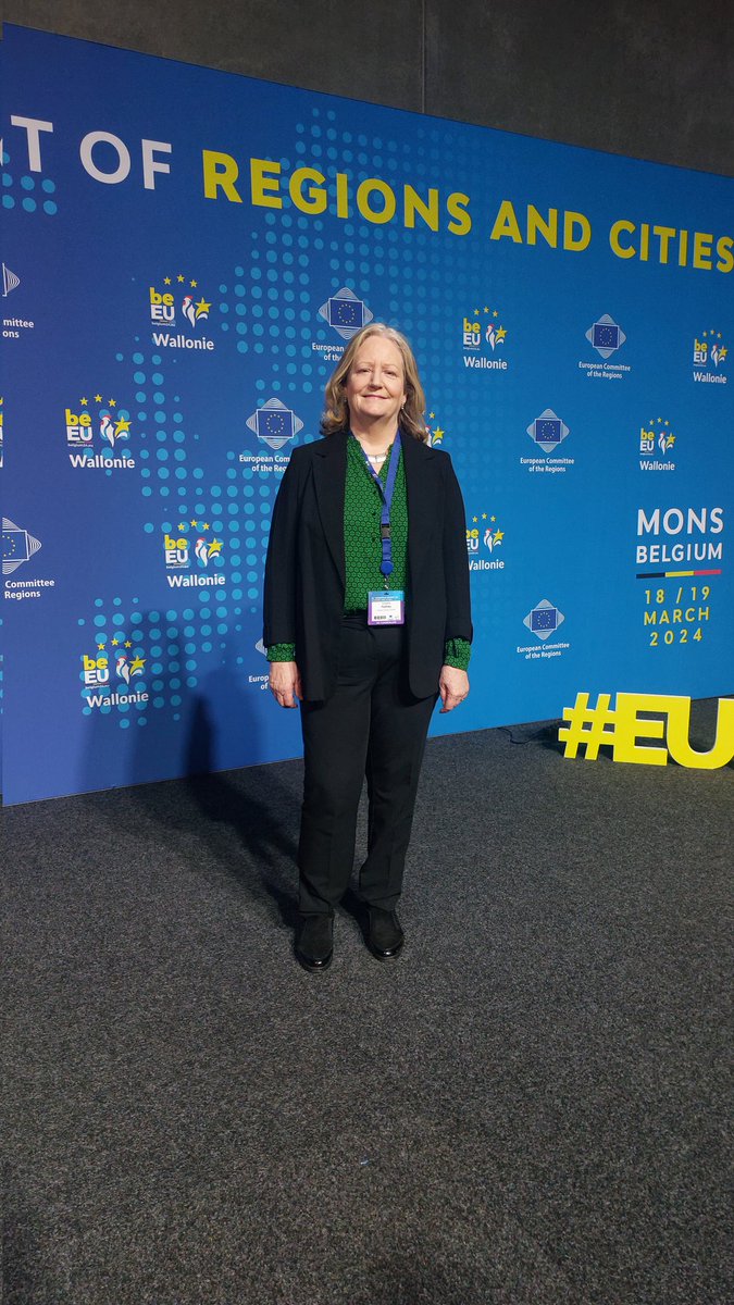 Honoured to be one of 50 EU councillors partipating in the Summit of the Regions. Bringing the local to the EU. #eulocal