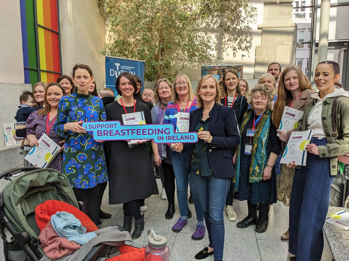 Delighted to be hosting all of the team behind the World Breastfeeding Trends Initial Ireland. We're in Leinster house engaging, promoting, & supporting breastfeeding. Thanks to @unicefireland for supporting and funding this work