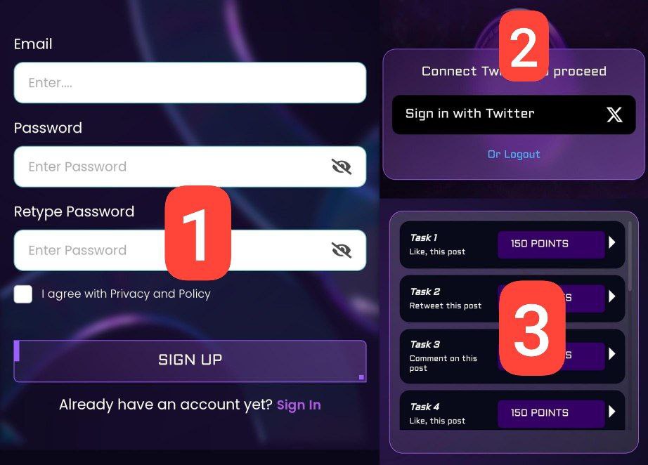 🔥 New Airdrop :<a href="/ParamLaboratory/">Param Labs</a>
🎁 Reward : Loyalty Points
👤 For All Users
Register 👉 paramgaming.com/?referCode=C16…
- Create Account &amp; Verify
- Connect With Twitter
- Click on" ☰ "
- Click"Earn Point"
- Complete Task &amp; Collect Reward
- Done
-engag with this post
 $PARAM #Airdrop