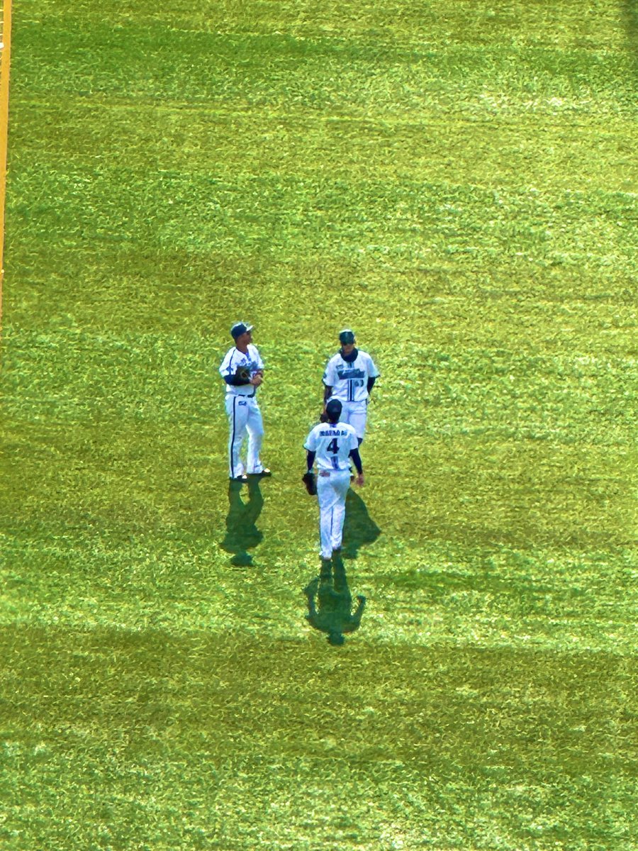 今日はオープン戦最終日観戦へ。
とても楽しい試合でした。