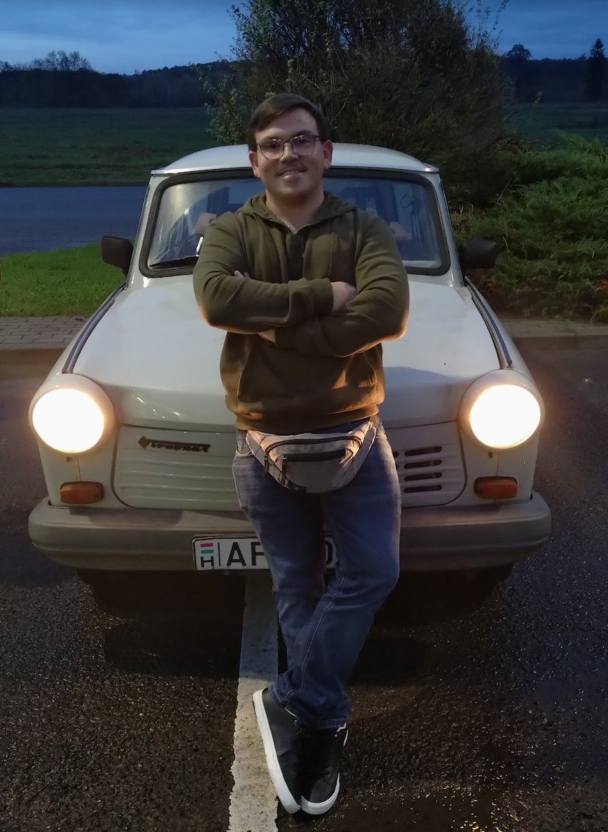 #WhatAGameDevLooksLike 
I'm Dodi from <a href="/BalconyTeam/">Balcony Softworks</a>. Just your average game dev fueled by passion, creativity, and maybe a bit too much caffeine. Posing with my pride and joy! 🎮✨ #MyRide #Ferrari #SlowAndCurious